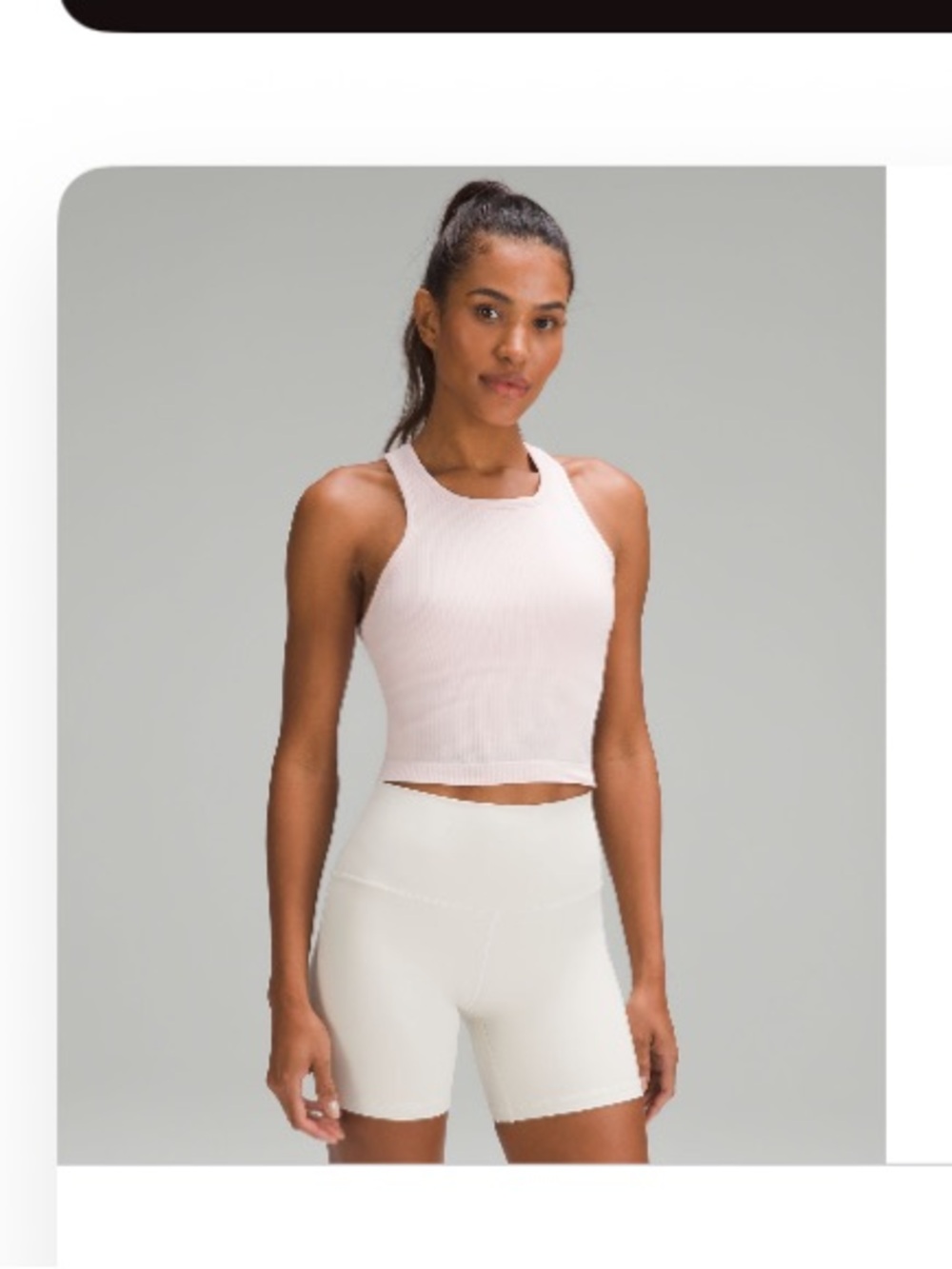 Lululemon Ebb to Street Cropped Racerback
Tank Top - Picture 2 of 10